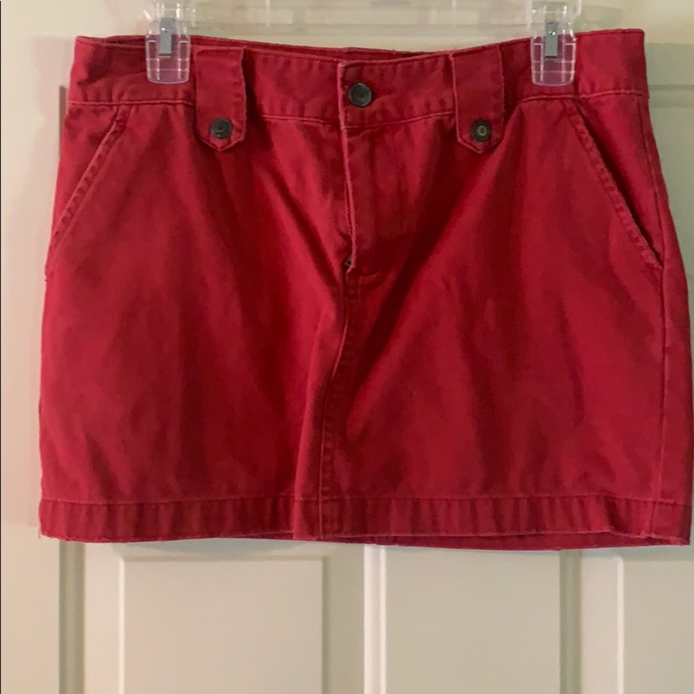 American Eagle Red skirt-short